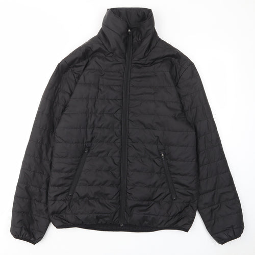 SWELL Womens Black Jacket Size 14 Zip - Zip Pocket