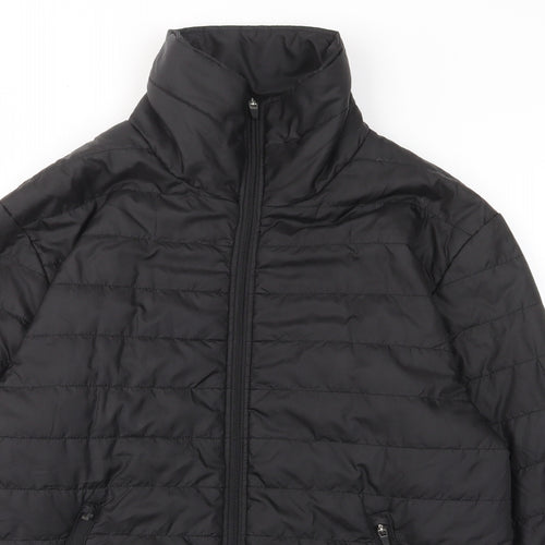 SWELL Womens Black Jacket Size 14 Zip - Zip Pocket