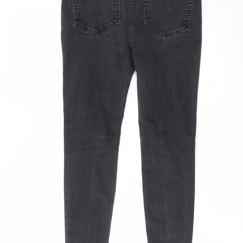 Pre London Womens Black Cotton Skinny Jeans Size 30 in L25 in Regular Zip - Pockets