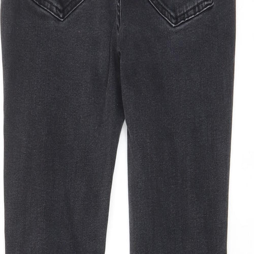 Pre London Womens Black Cotton Skinny Jeans Size 30 in L25 in Regular Zip - Pockets