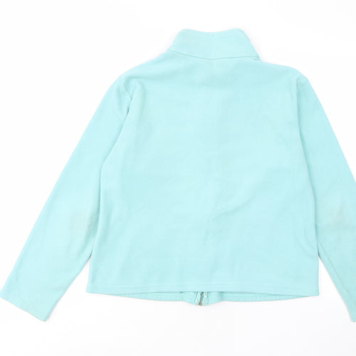 Marks and Spencer Womens Blue Jacket Size 14 Zip - Pockets