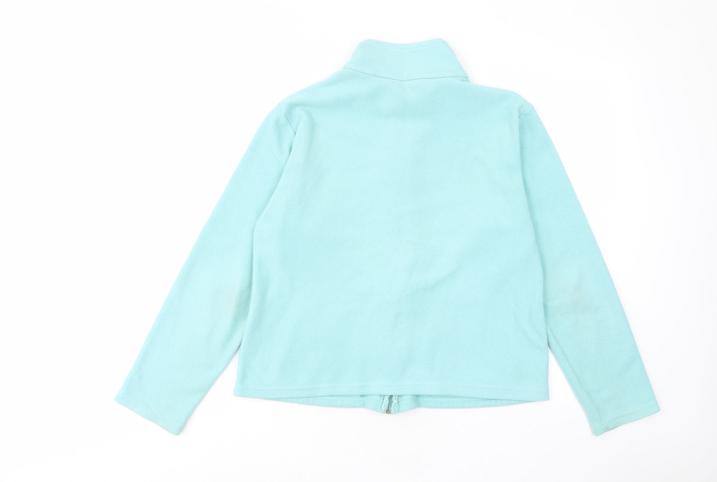 Marks and Spencer Womens Blue Jacket Size 14 Zip - Pockets