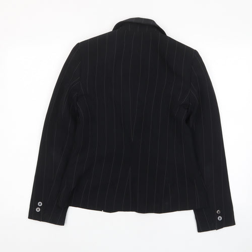 NEXT Womens Black Jacket Blazer Size 10 Button