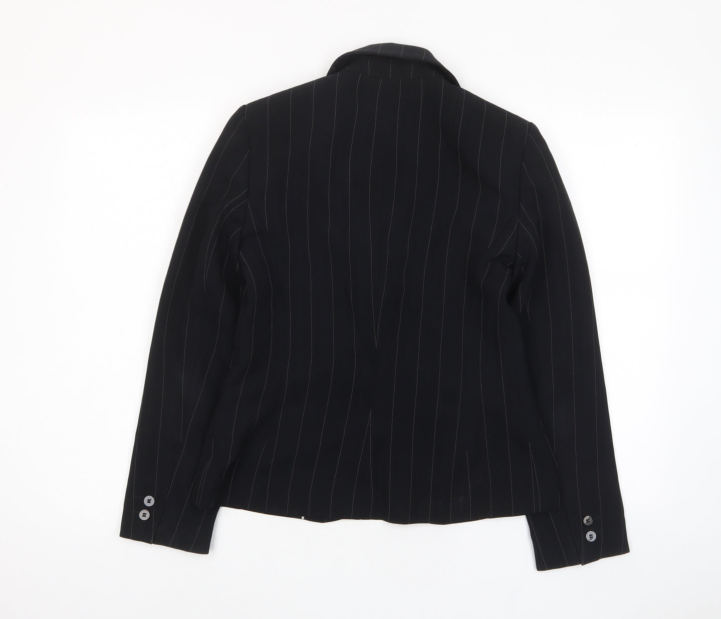 NEXT Womens Black Jacket Blazer Size 10 Button