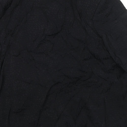 Marks and Spencer Womens Black Houndstooth Viscose Jacket Suit Jacket Size 22