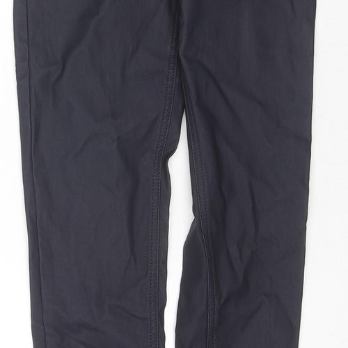 Marks and Spencer Womens Blue Viscose Jegging Trousers Size 6 L28 in Slim