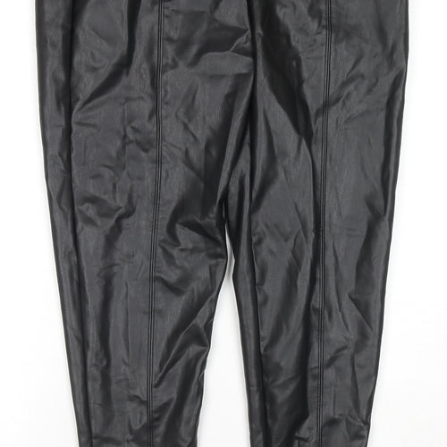 Marks and Spencer Womens Black Polyester Jegging Trousers Size 16 L24 in Regular