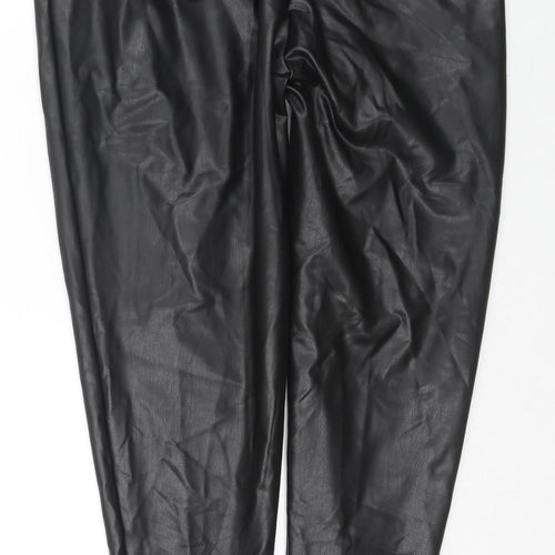Marks and Spencer Womens Black Polyester Jegging Trousers Size 16 L24 in Regular