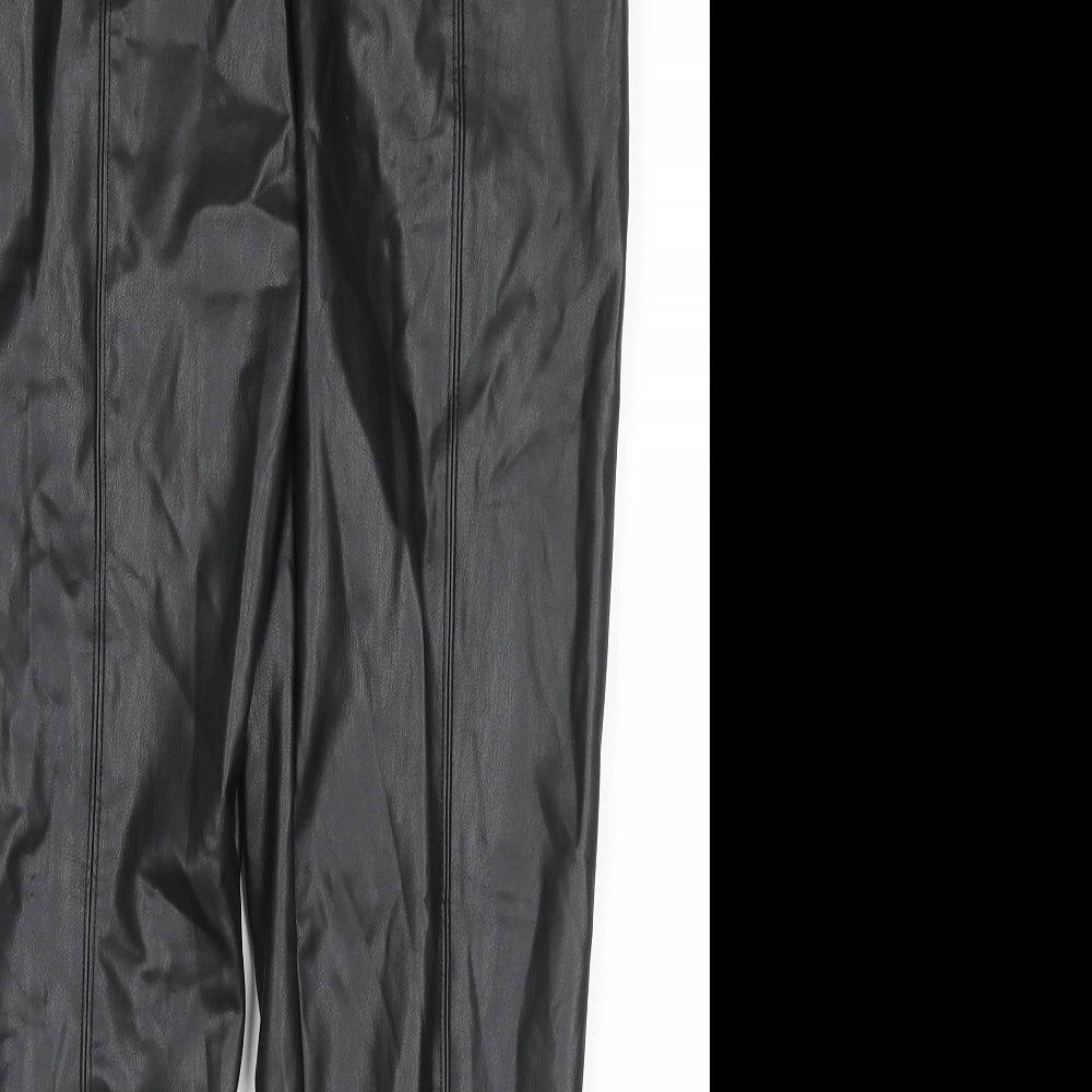 Marks and Spencer Womens Black Polyester Jegging Trousers Size 16 L24 in Regular