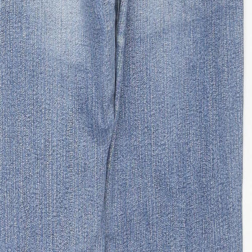 Diesel Womens Blue Cotton Straight Jeans Size 27 in L29 in Regular Zip