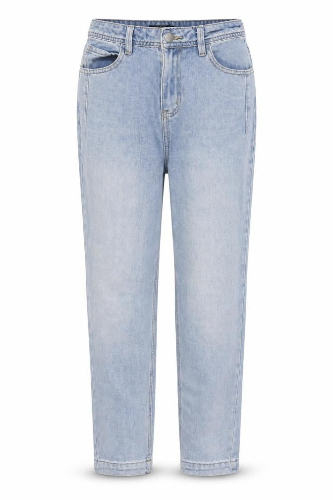 Eifini Womens Blue Cotton Straight Jeans Size L L24 in Regular Zip