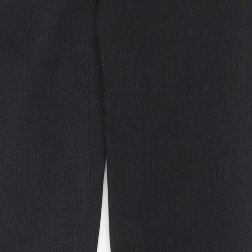 VERO MODA Womens Black Cotton Skinny Jeans Size M L32 in Regular Zip