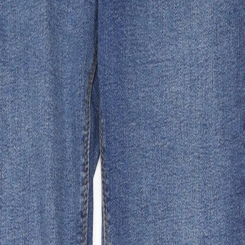 Denim & Co. Womens Blue Cotton Skinny Jeans Size 10 L30 in Regular Zip