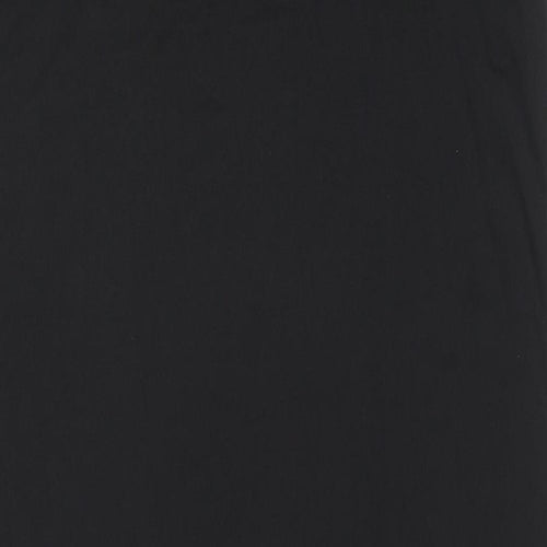 Marks and Spencer Womens Black Polyester Slip Dress Size 16 Square Neck Pullover