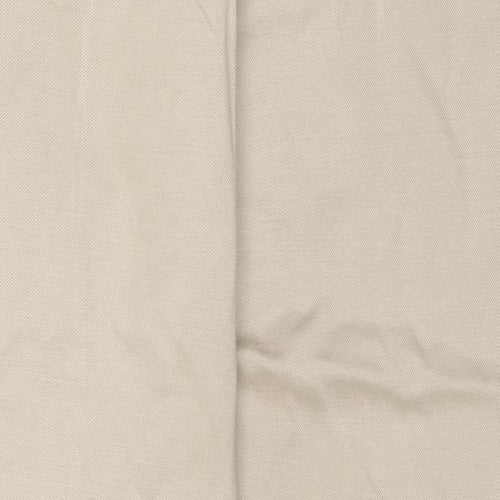 Marks and Spencer Womens Beige Viscose Trousers Size 18 L27 in Regular