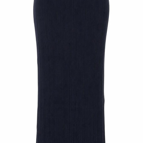 Marks and Spencer Womens Blue Viscose Maxi Skirt Size M - Side Slit(s)
