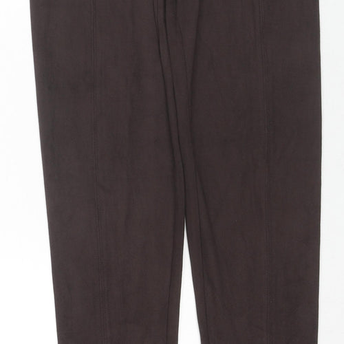 Marks and Spencer Womens Brown Polyester Pedal Pusher Leggings Size 6 L28 in