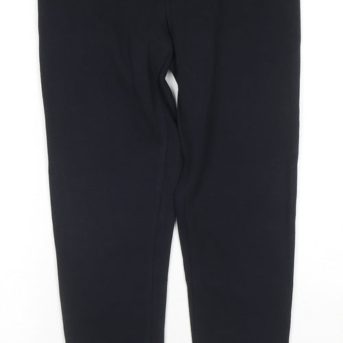 Marks and Spencer Womens Blue Polyester Pedal Pusher Leggings Size 10 L26 in - Thermal