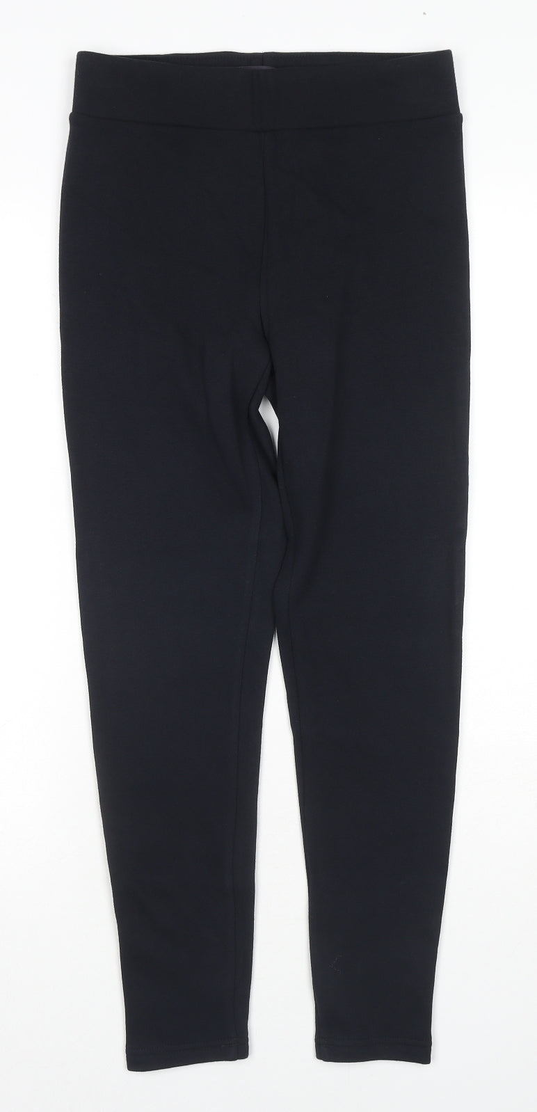 Marks and Spencer Womens Blue Polyester Pedal Pusher Leggings Size 10 L26 in - Thermal