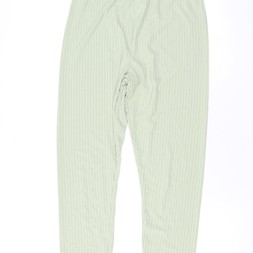 Boohoo Womens Green Polyester Chino Leggings Size 12 L23 in