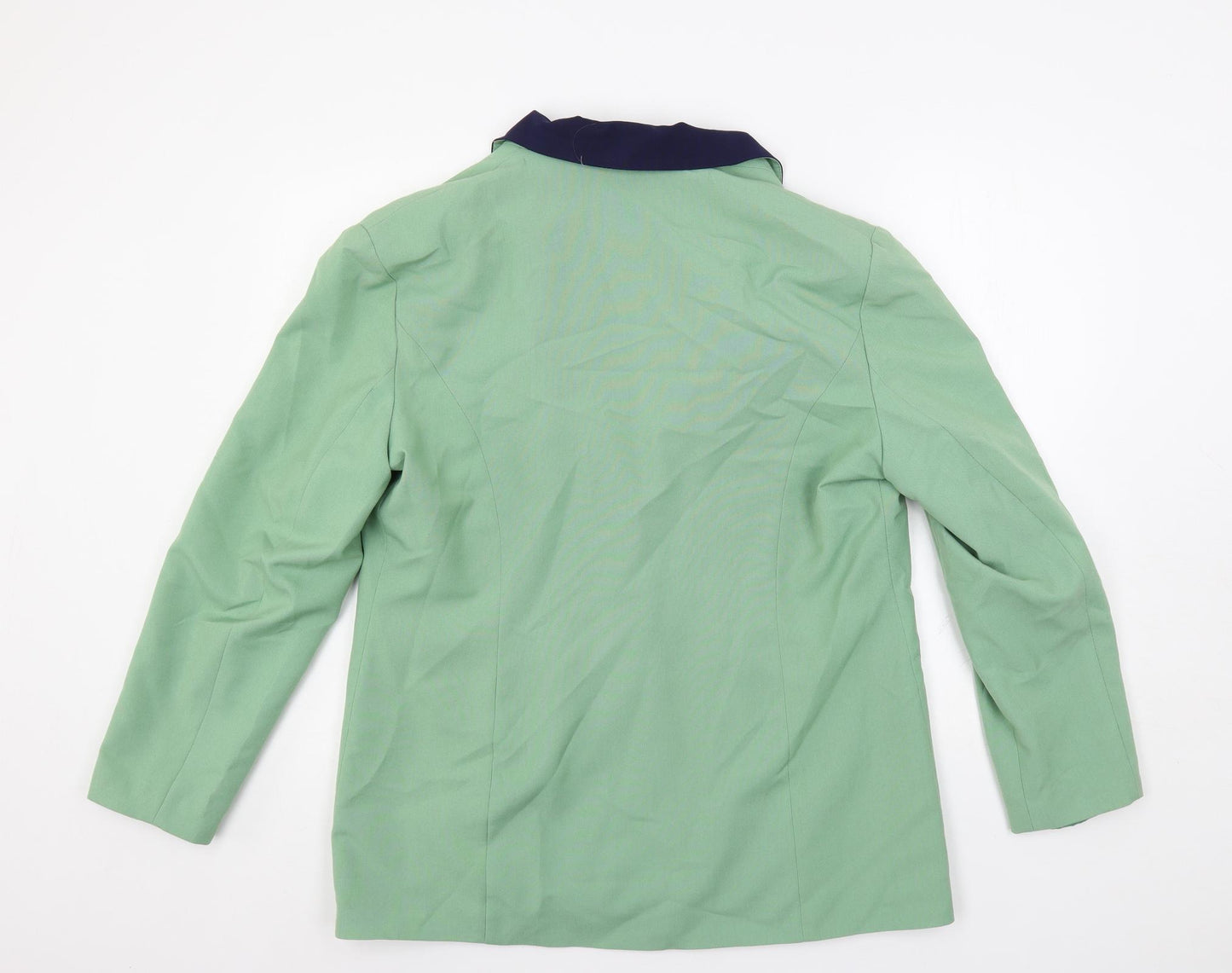 Simply French Womens Green Jacket Blazer Size 20 Button - Vintage