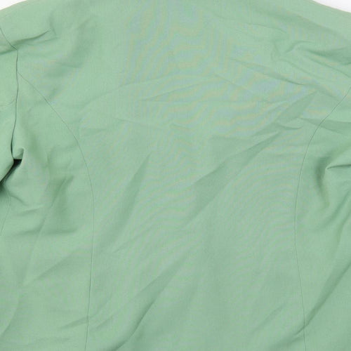 Simply French Womens Green Jacket Blazer Size 20 Button - Vintage