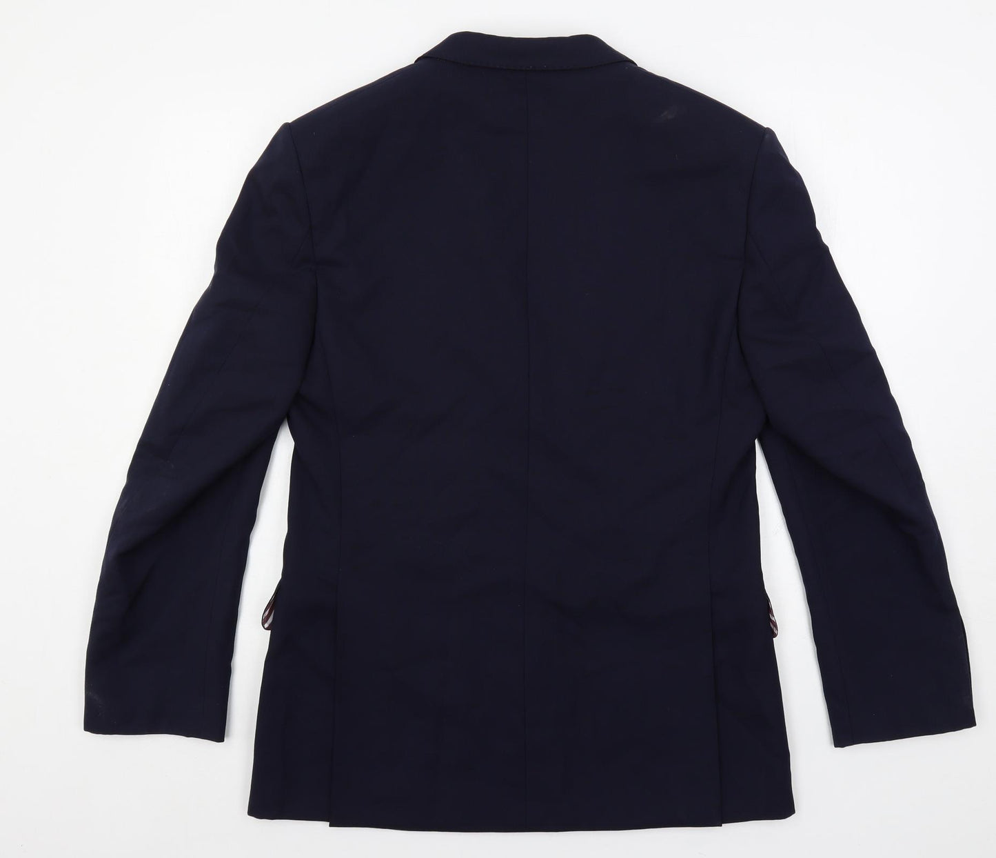 Marks and Spencer Mens Blue Wool Jacket Suit Jacket Size 38 Regular