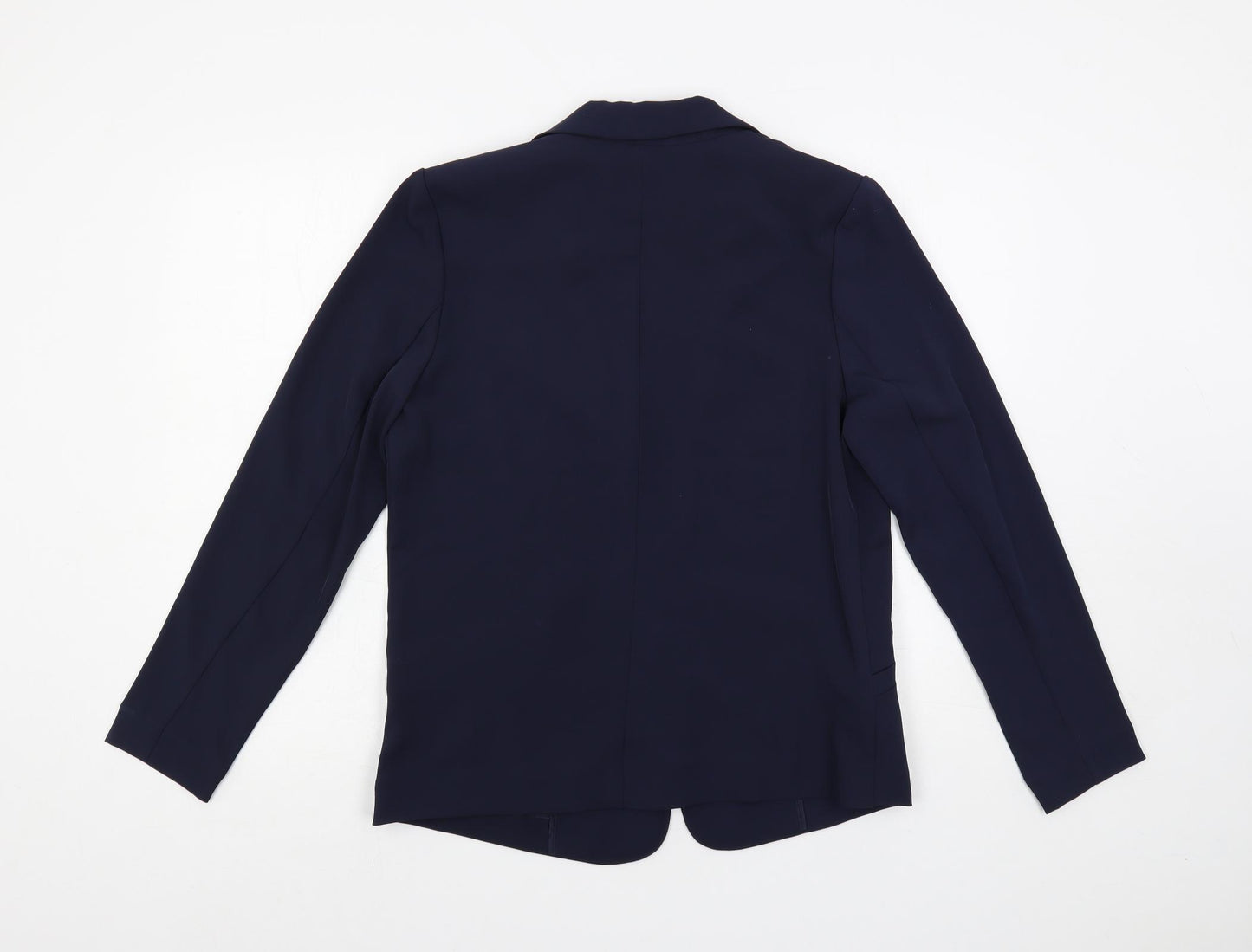 H&M Womens Blue Jacket Blazer Size 12 - Open