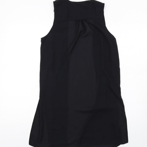 Select Womens Black Polyester Kimono T-Shirt Size 8 V-Neck