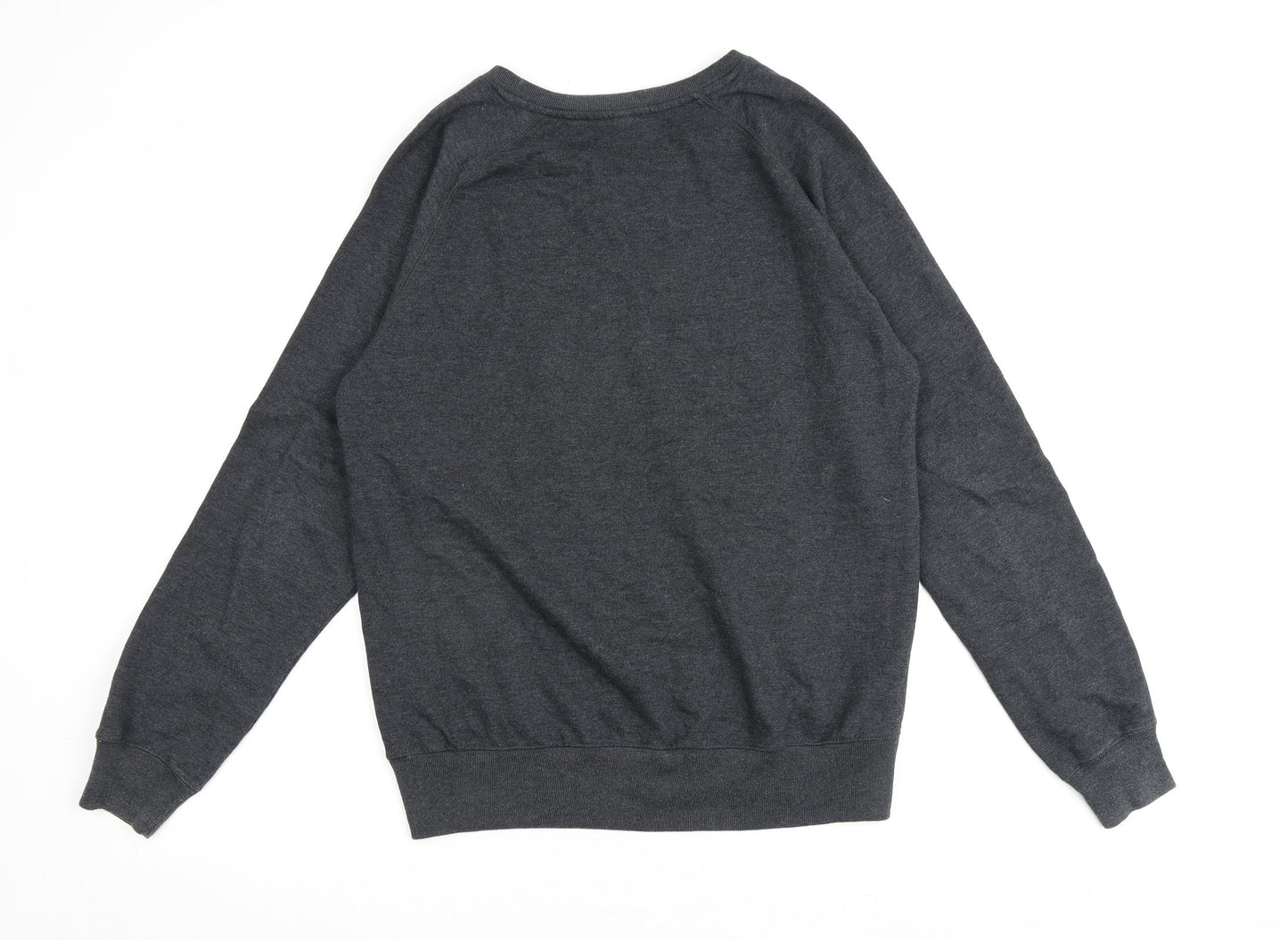 Sutsu Mens Grey Cotton Pullover Sweatshirt Size M