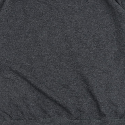 Sutsu Mens Grey Cotton Pullover Sweatshirt Size M