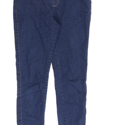Denim & Co. Womens Blue Cotton Jegging Jeans Size 10 L27 in Regular