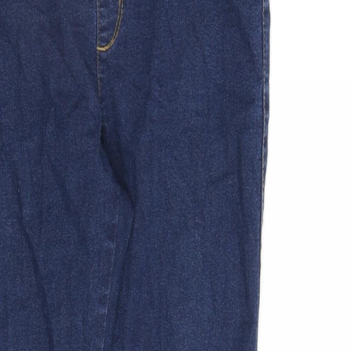Denim & Co. Womens Blue Cotton Jegging Jeans Size 10 L27 in Regular