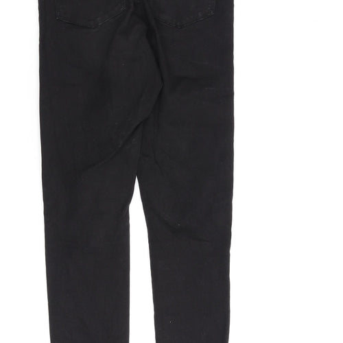 Denim & Co. Womens Black Cotton Skinny Jeans Size 10 L30 in Regular Zip