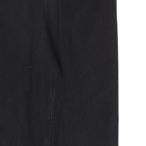 Denim & Co. Womens Black Cotton Skinny Jeans Size 10 L30 in Regular Zip