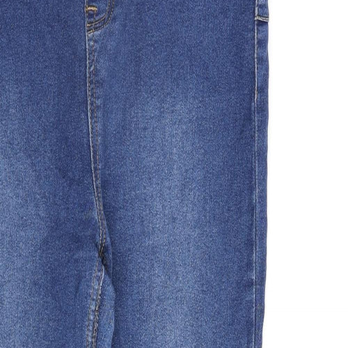 Love Leggings Womens Blue Cotton Jegging Jeans Size 14 L26 in Regular
