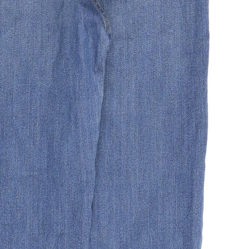 Pieces Womens Blue Cotton Skinny Jeans Size M L28 in Regular Zip