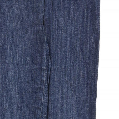 NEXT Womens Blue Cotton Jegging Jeans Size 10 L30 in Regular Zip