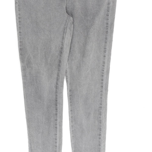 Denim & Co. Womens Grey Cotton Jegging Jeans Size 10 L30 in Regular