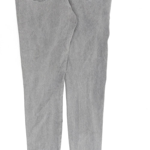 Denim & Co. Womens Grey Cotton Jegging Jeans Size 10 L30 in Regular