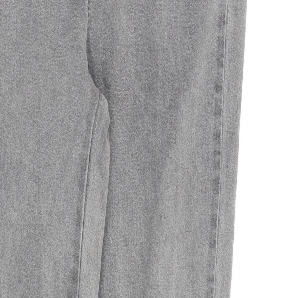Denim & Co. Womens Grey Cotton Jegging Jeans Size 10 L30 in Regular