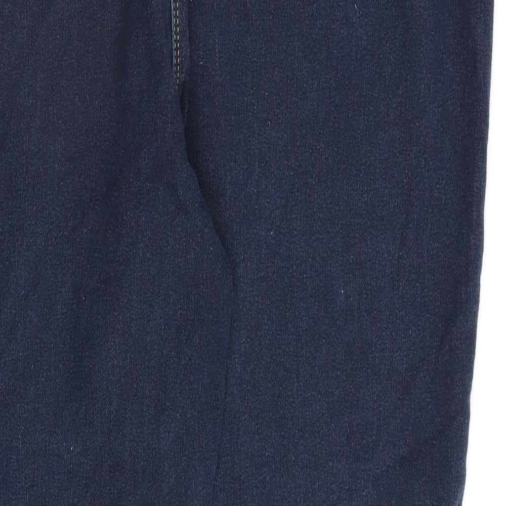 Papaya Womens Blue Cotton Skinny Jeans Size 20 L29 in Regular Zip
