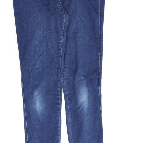 NEXT Womens Blue Cotton Jegging Jeans Size 10 L30 in Regular
