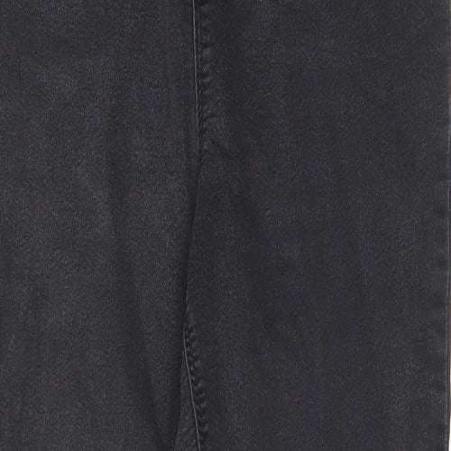 Marks and Spencer Womens Grey Cotton Jegging Jeans Size 30 in L26 in Regular - Elasticated Waist