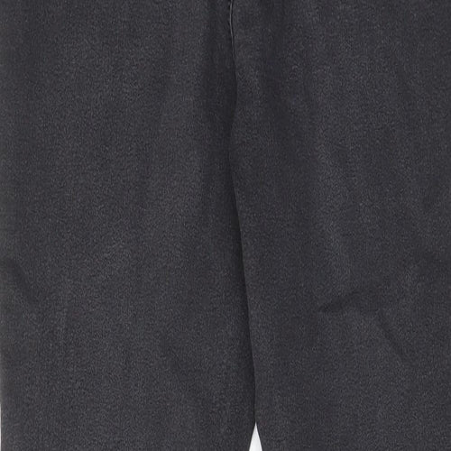 Marks and Spencer Womens Grey Cotton Jegging Jeans Size 30 in L26 in Regular - Elasticated Waist