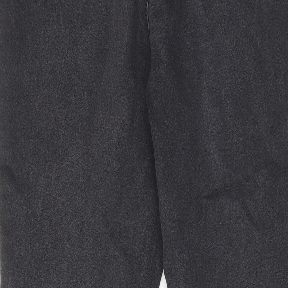 Marks and Spencer Womens Grey Cotton Jegging Jeans Size 30 in L26 in Regular - Elasticated Waist