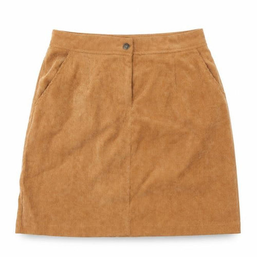 Sugarhill Womens Brown Cotton A-Line Skirt Size 12 Zip - Pockets