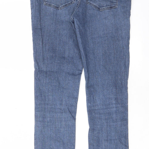 H&M Womens Blue Cotton Skinny Jeans Size XS L28 in Regular