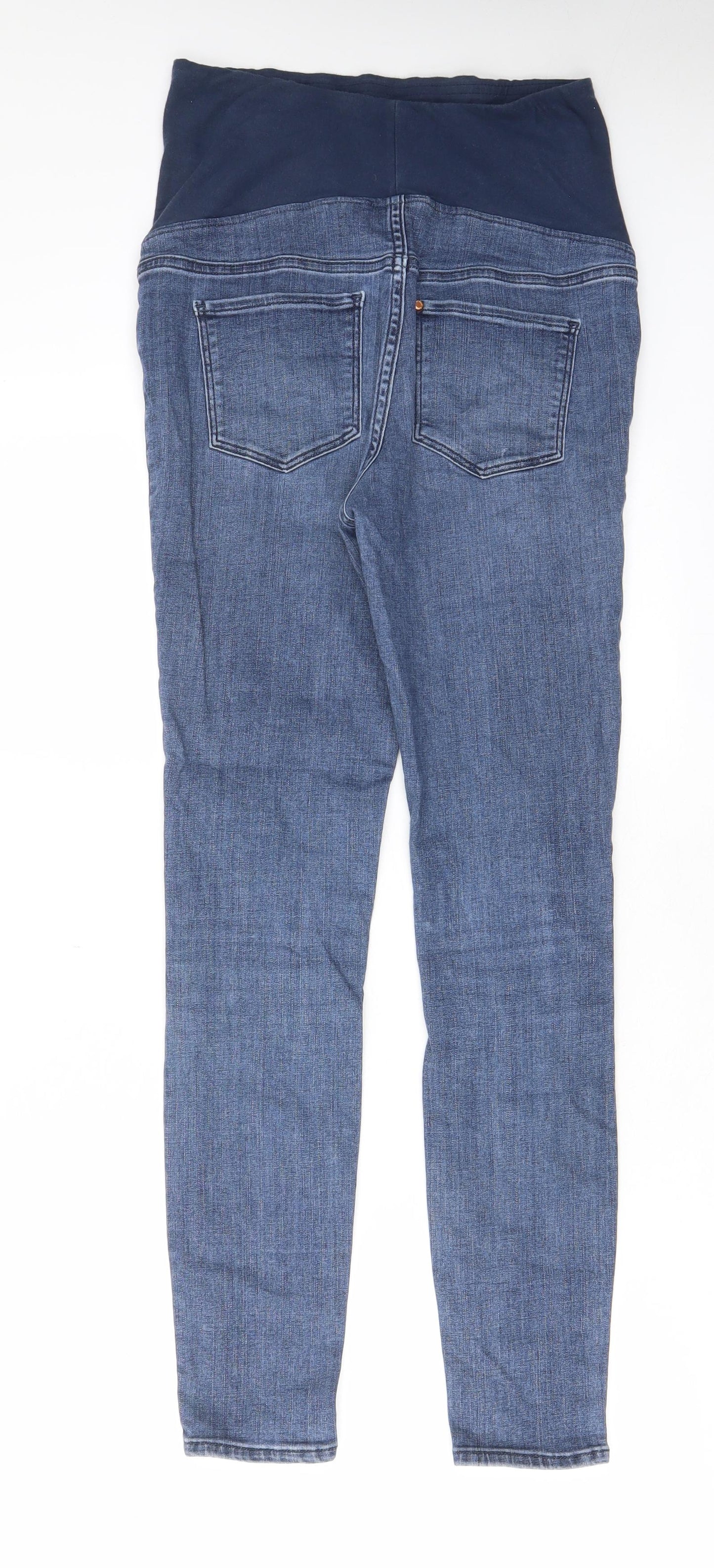 H&M Womens Blue Cotton Skinny Jeans Size XS L28 in Regular