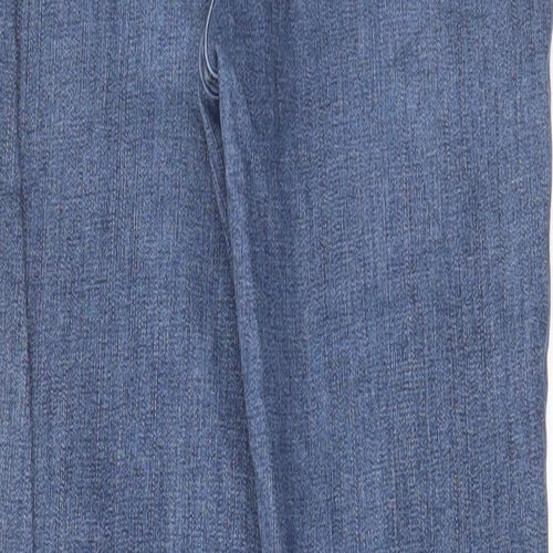 H&M Womens Blue Cotton Skinny Jeans Size XS L28 in Regular